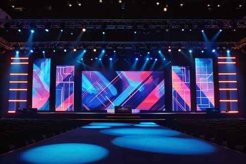 炫丽演唱会舞台场景摄影 捕捉光影艺术的永恒瞬间